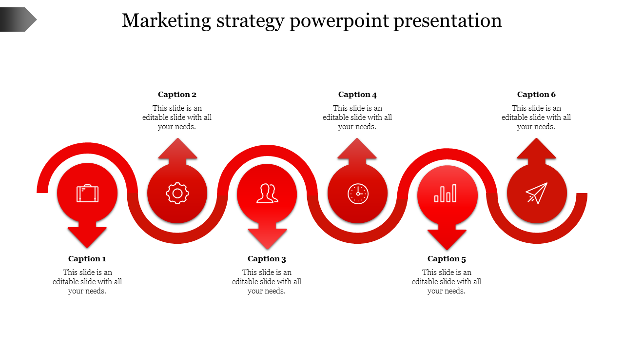 marketing strategy powerpoint presentation template-6-Red